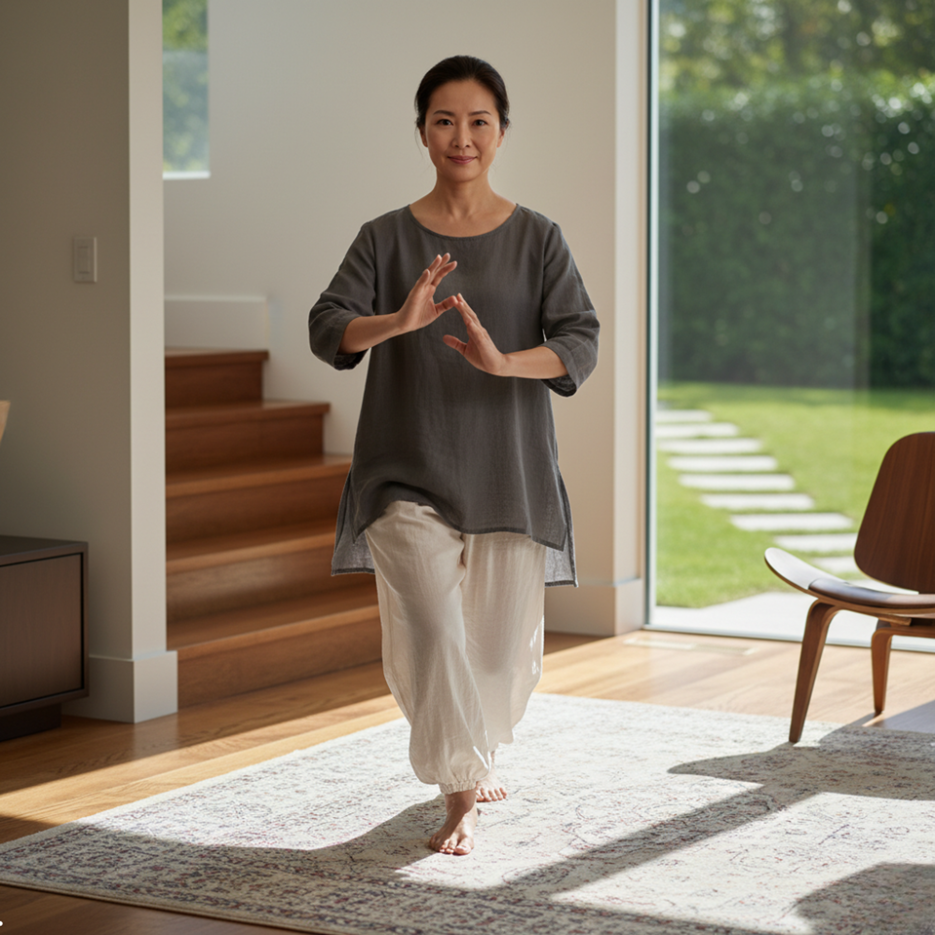 Walk confidently at home